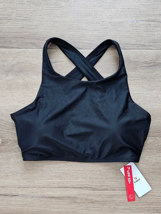 Baleaf Other - Baleaf Black Scoop Neck Cross-Back Sports Bra Size 34